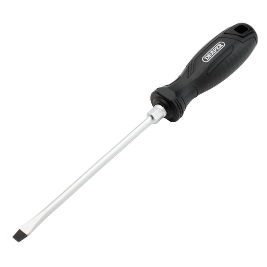 Draper Slotted Hard Grip Screwdriver, 6.5 x 150mm