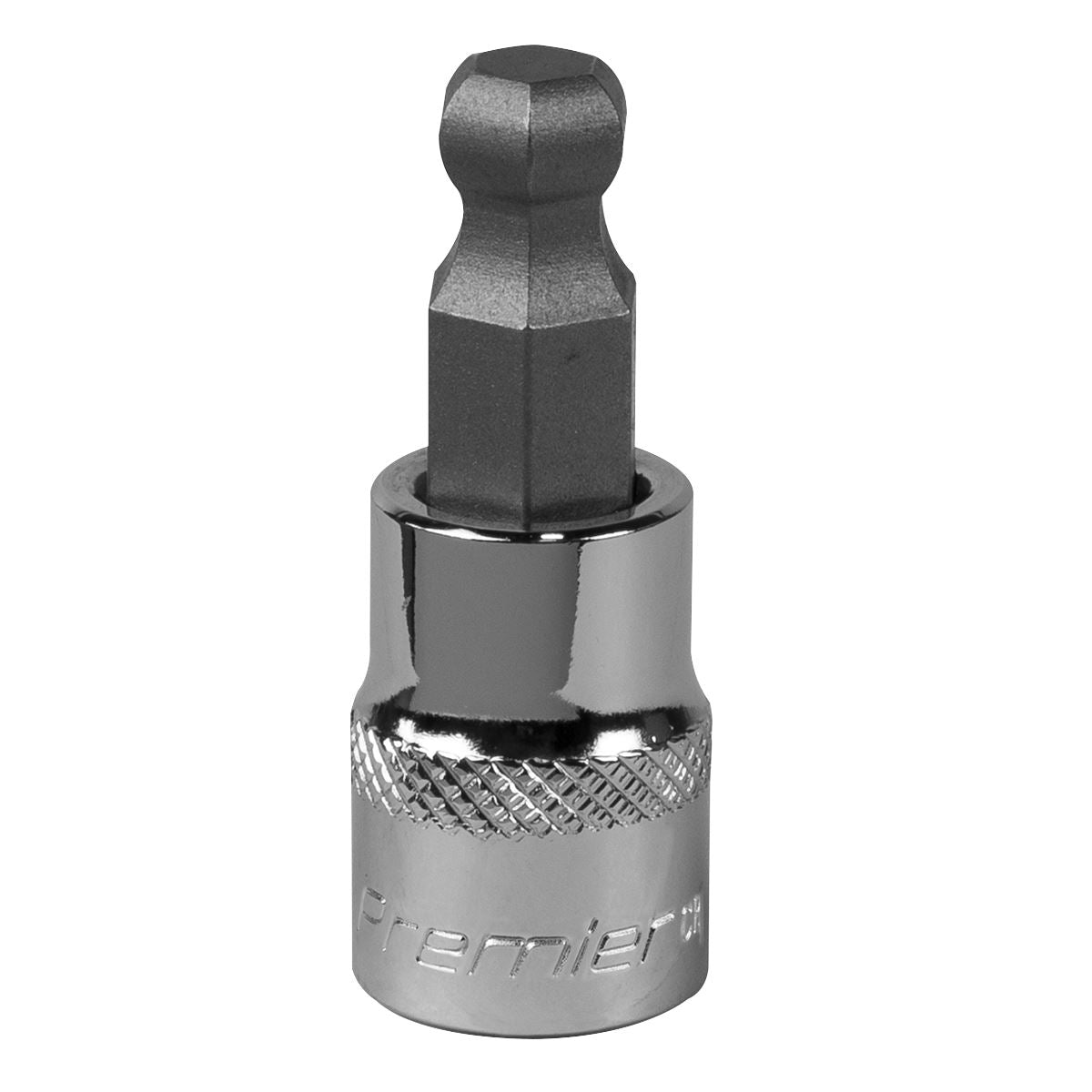 Sealey Ball-End Hex Socket Bit 9mm 3/8"Sq Drive SBBH007