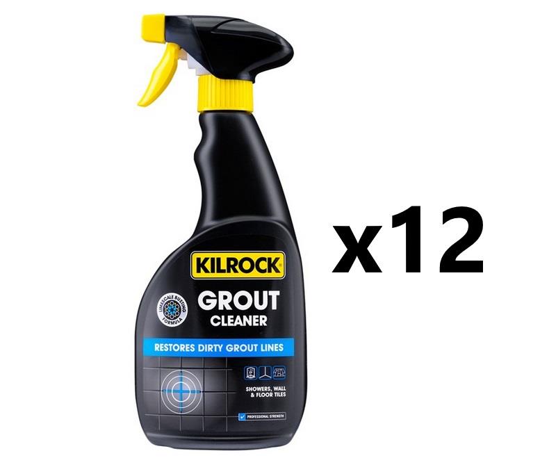 Kilrock 12x Grout Cleaner Spray 500ml NONEU Tracked VD.AUK - 702338