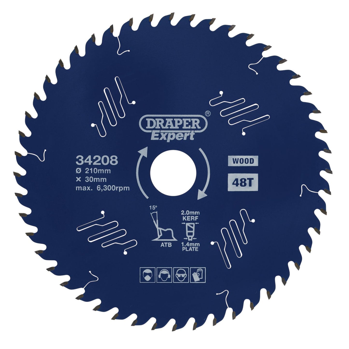 Draper Tct Saw Blade 210mm 48T SBE3