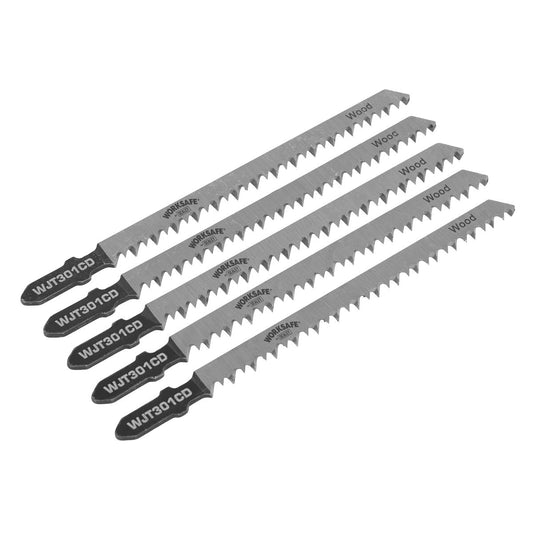 Sealey Jigsaw Blade 90mm 8tpi - Pack of 5 WJT301CD