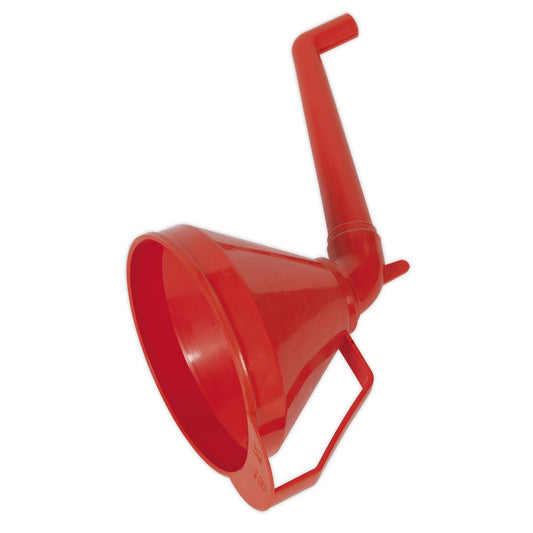 Sealey Funnel with Fixed Offset Spout & Filter Medium 160mm F16