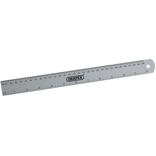 Draper 300mm/12" Aluminium Rule D19 - 52191