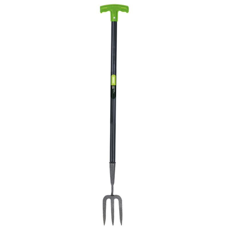 Draper 88804 Extra Long Carbon Hand T Fork Garden Weeding Weed Gardening