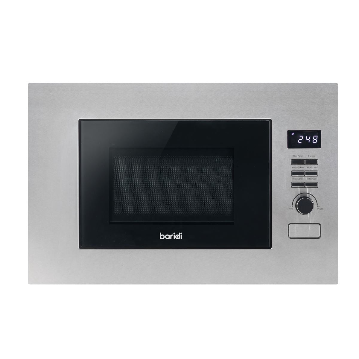 Sealey Baridi 20L Integrated Microwave Oven, 800W, Stainless Steel DH196