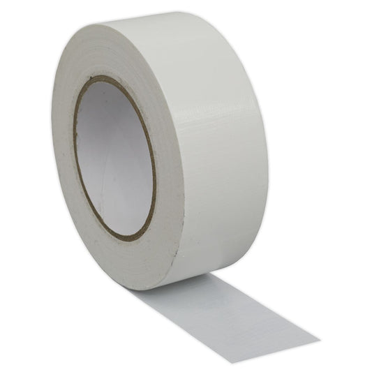 Sealey Duct Tape 50mm x 50m White DTW