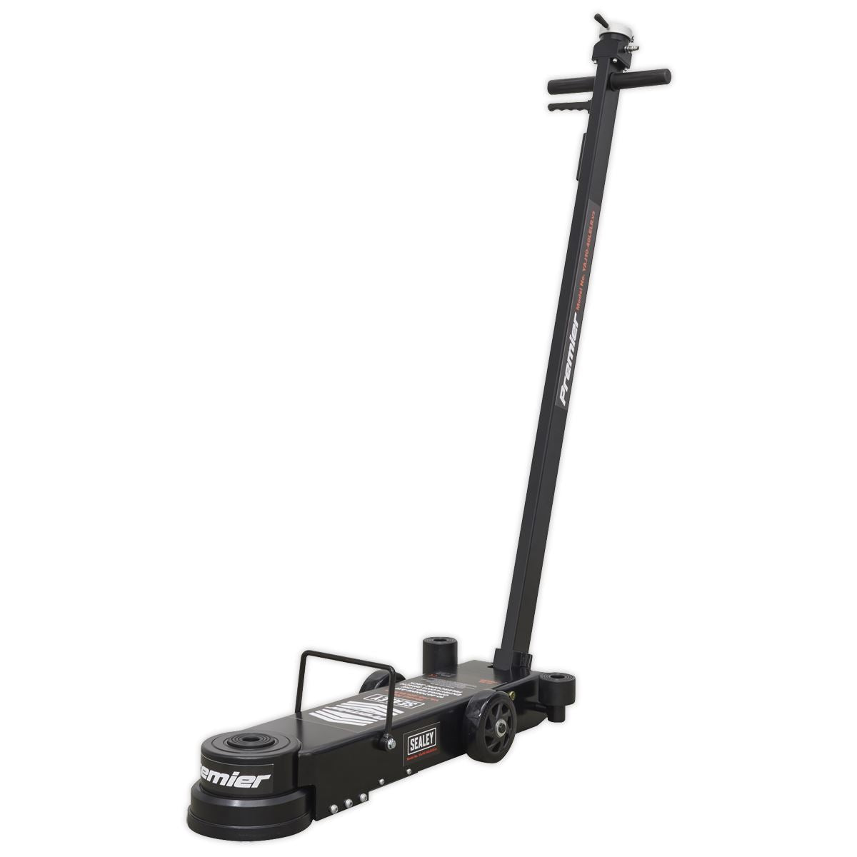 Sealey Air Operated Jack 10-40t Telescopic - Long Reach/Low Entry YAJ10-40LELR