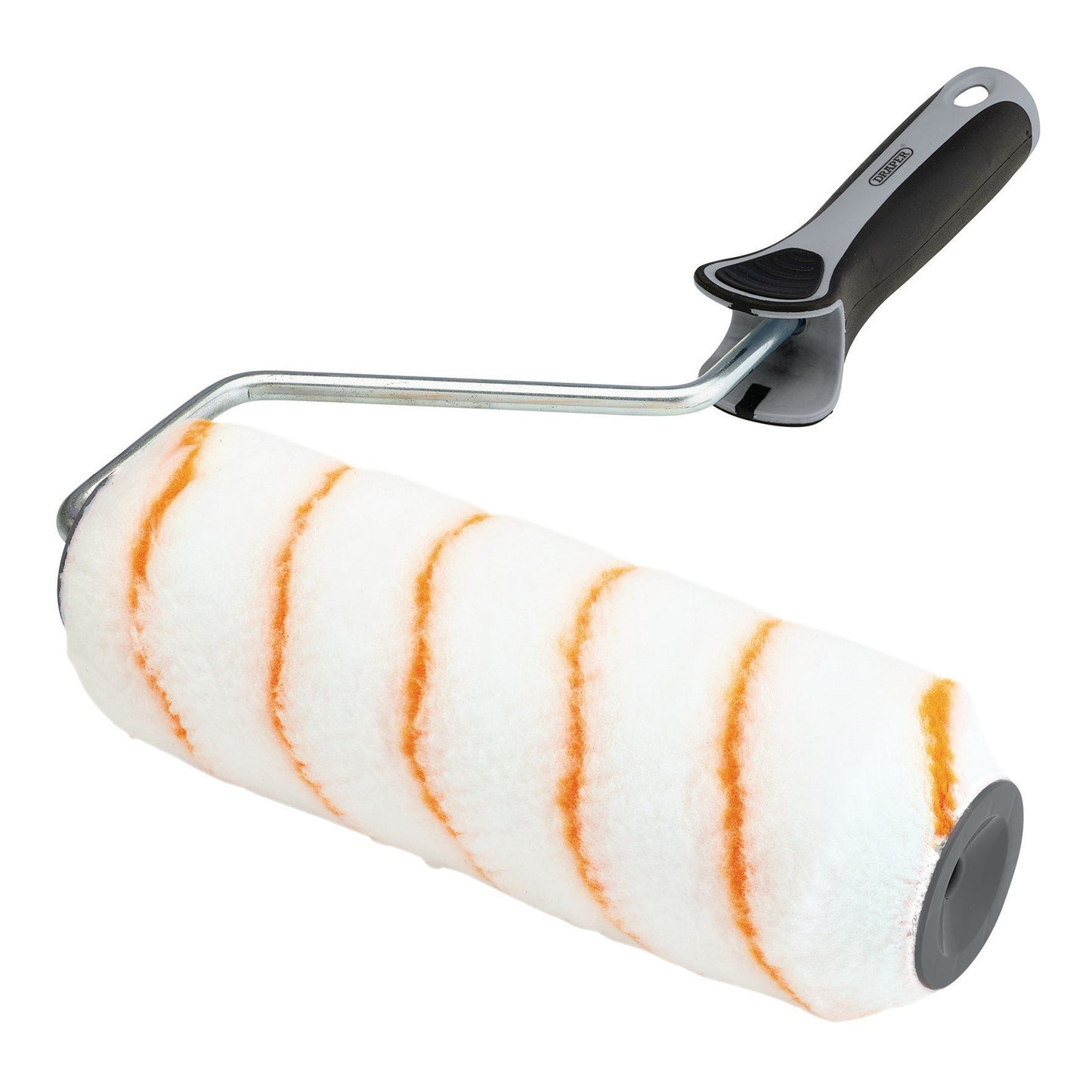 Draper Long Pile Polyester Paint Roller with Soft Grip Handle, 9"/230mm