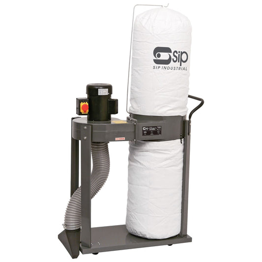 SIP Industrial 1HP Single Bag Dust Collector w/ Attachments