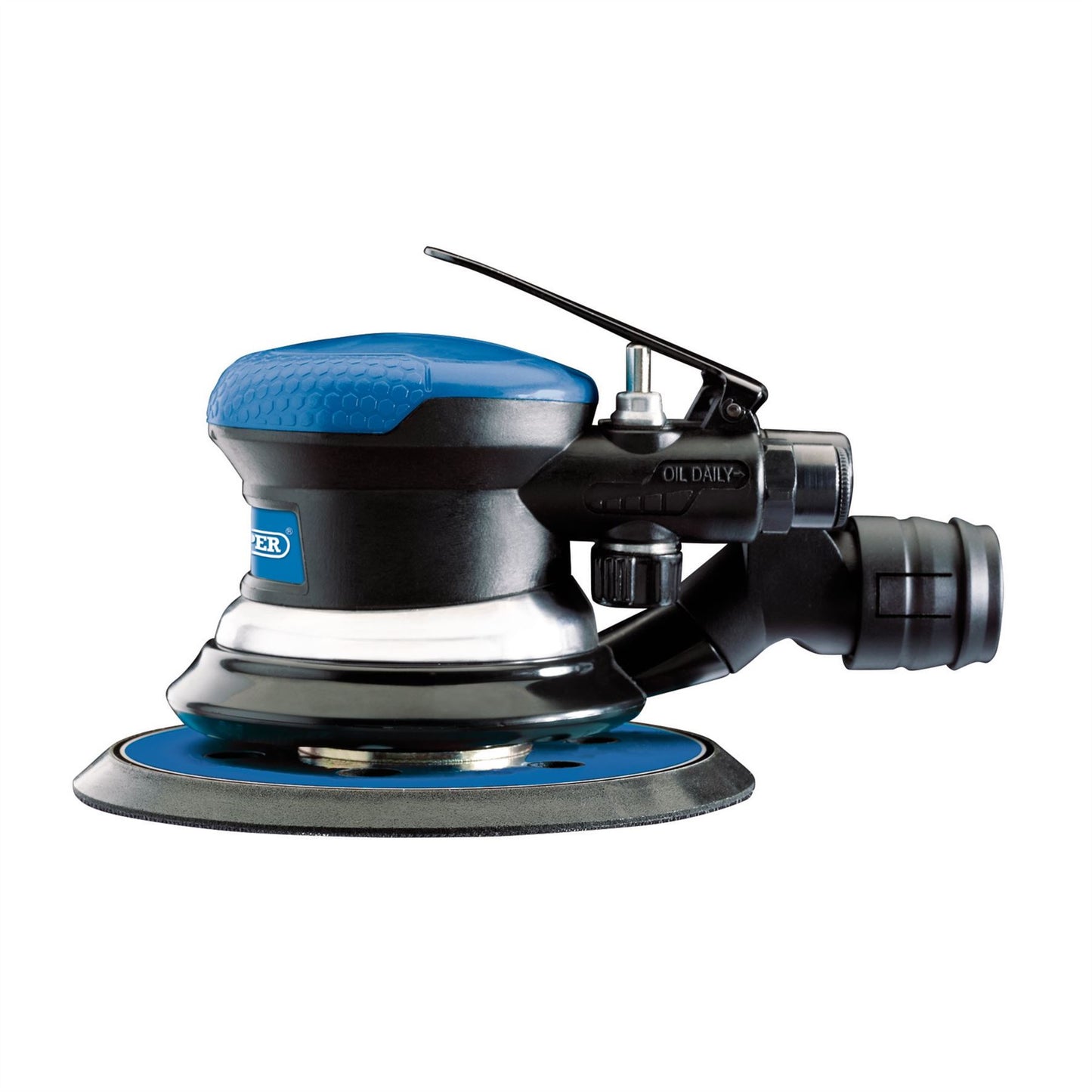 Draper 150mm Dual Action Air Sander Made From Lightweight Aluminium - 84125