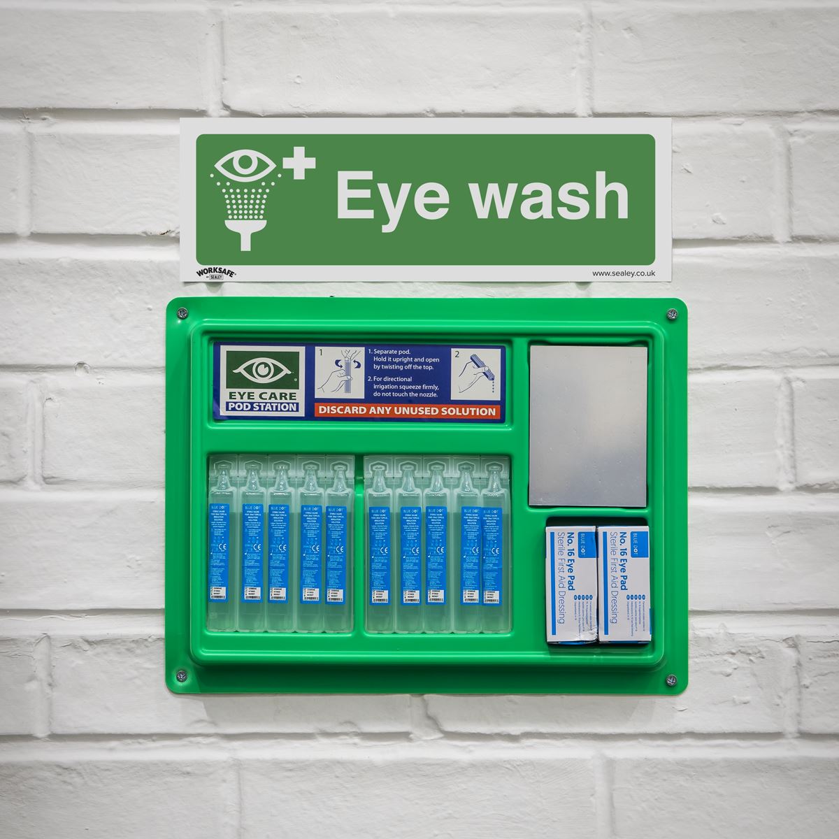 Worksafe Safe Conditions Safety Sign - Eye Wash - Rigid Plastic SS58P1