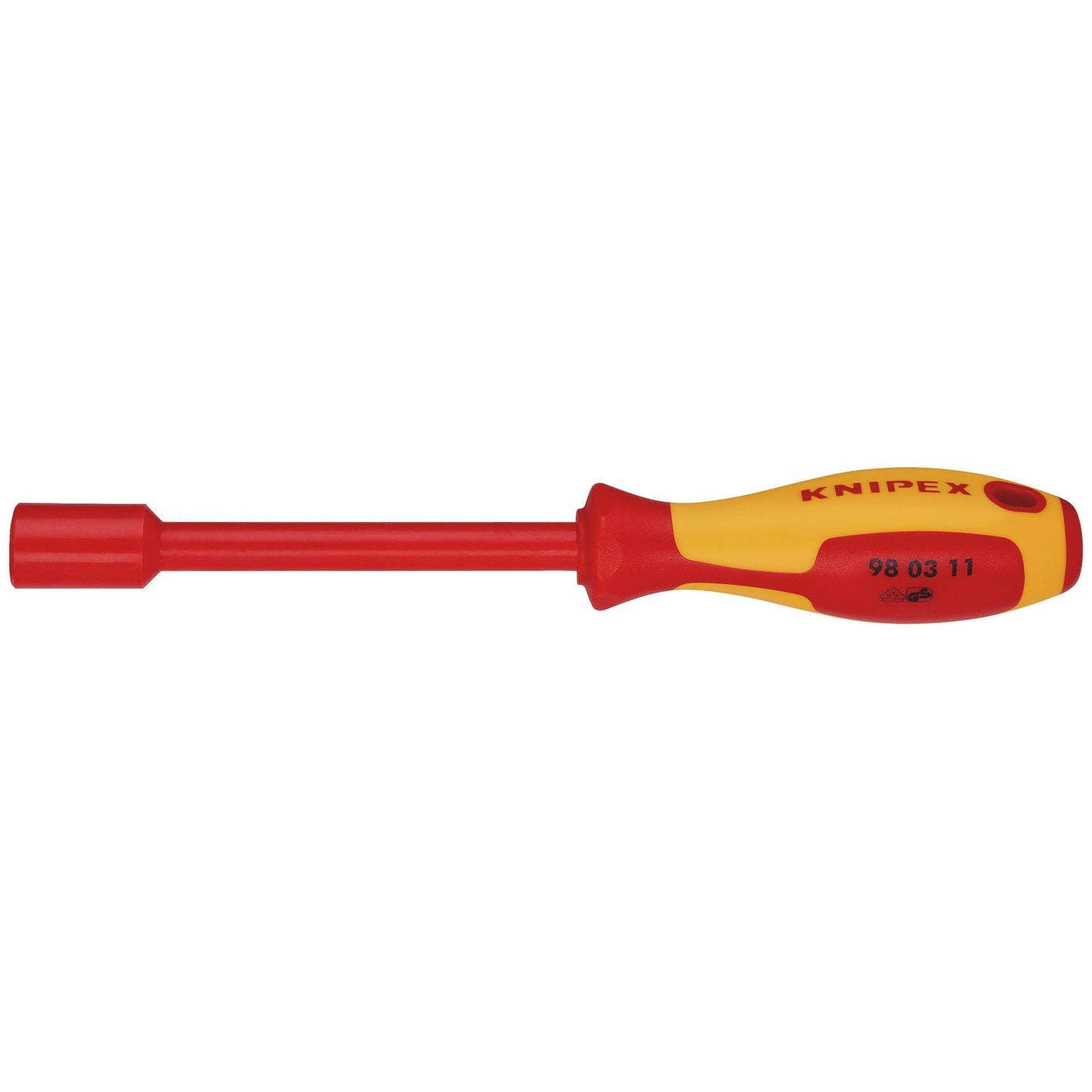 KNIPEX 98 03 11 VDE Insulated Nut Driver, 11.0 x 125mm