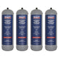 Sealey 1.3kg Disposable Carbon Dioxide Gas Cylinder - Pack of 4 CO21KGD4