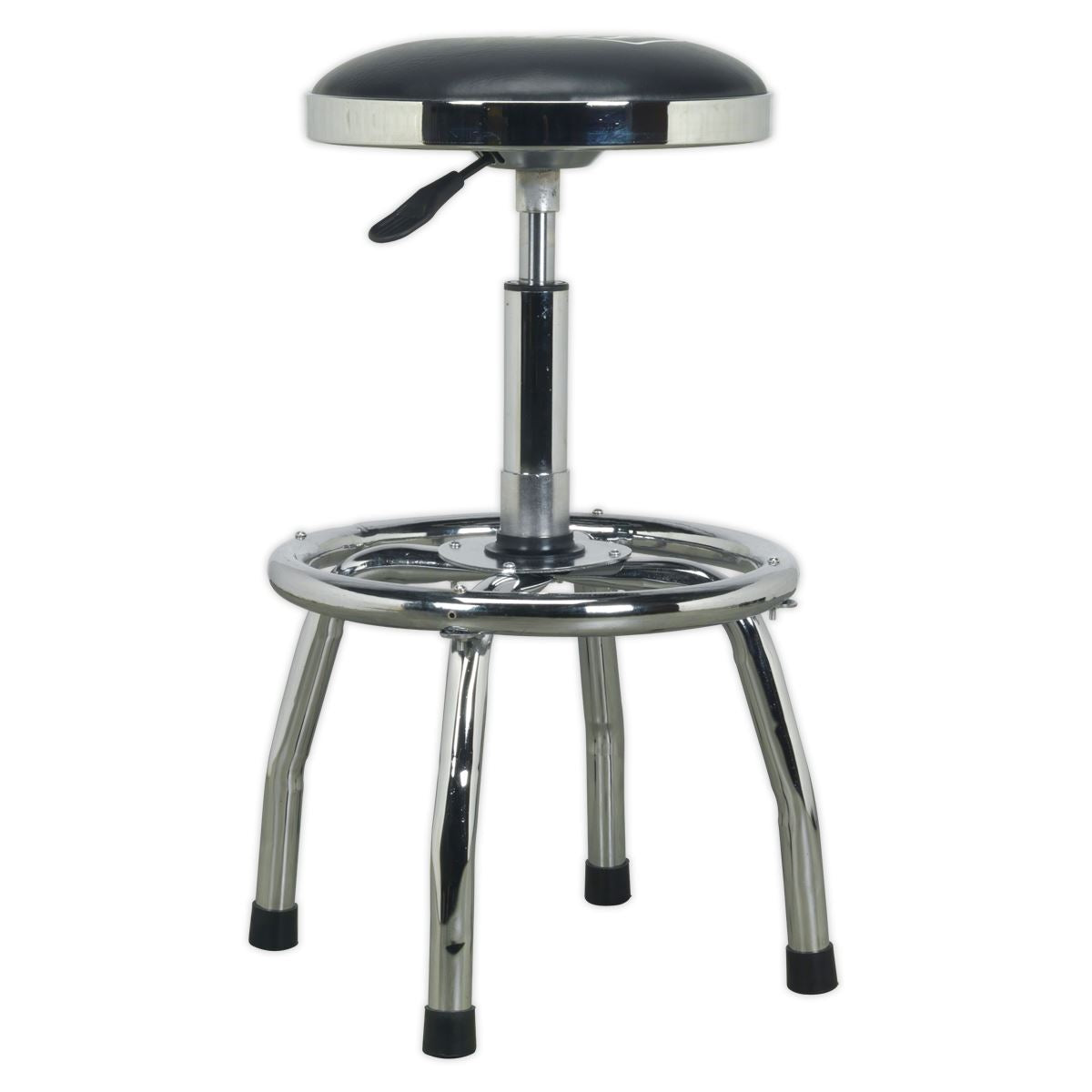 Sealey Workshop Stool Heavy-Duty Pneumatic Adj Height Swivel Seat SCR17