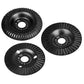 Sealey Wood Carving Disc Pack of 3 115mm 22mm Bore WCD1153