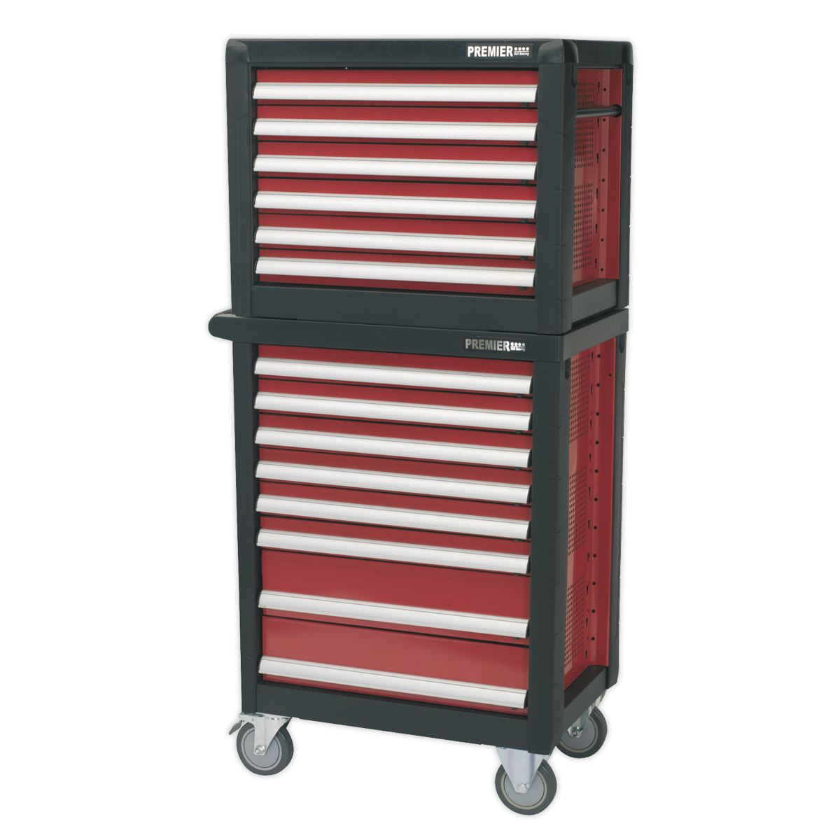 Sealey Topchest & Rollcab Combination 14 Drawer & 1233pc Tool Kit APTTC02