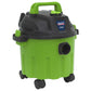 Sealey Vacuum Cleaner Wet & Dry 10L 1000W/230V - Hi-Vis Green PC102HV