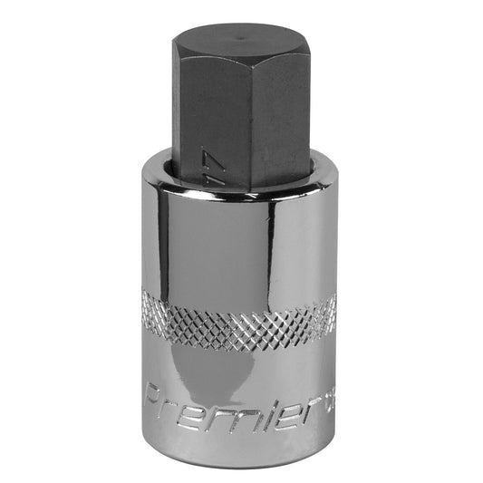 Sealey Hex Socket Bit 17mm 1/2"Sq Drive SBH025