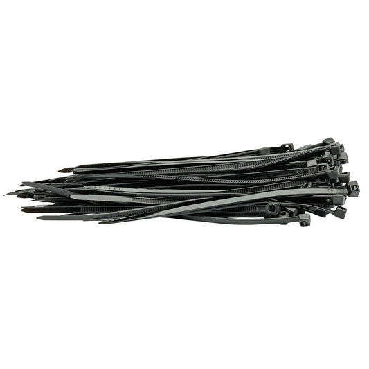 Draper High Quality Black Cable Ties (100 Pieces) - 70389