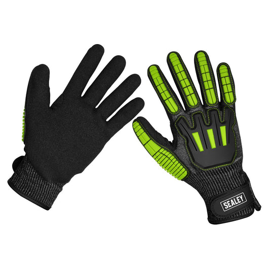 Sealey Cut & Impact Resistant Gloves - Large - Pair SSP39L