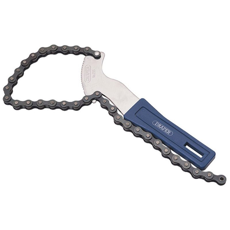 OIL FILTER CHAIN WRENCH Heavy Duty Adjustable Remover Removal Installer Bergen - 77584