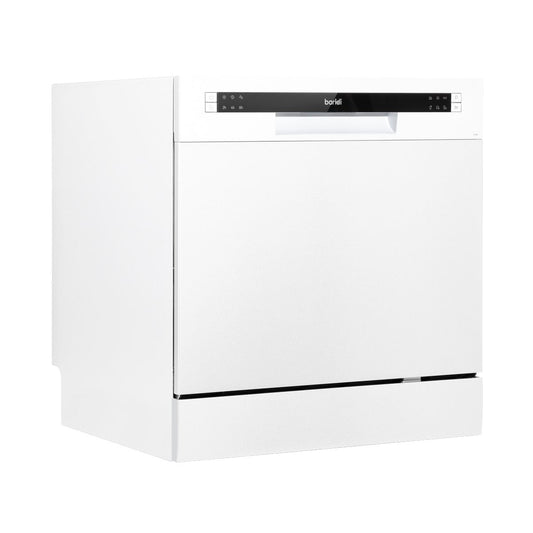 Sealey Baridi Compact Tabletop Dishwasher 8 Place Settings, 6 Programmes, Low Noise, 8L Cycle, Start Delay - White DH86