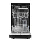 Baridi Slimline Freestanding Dishwasher 45cm Wide 10 Place Settings, Black DH267