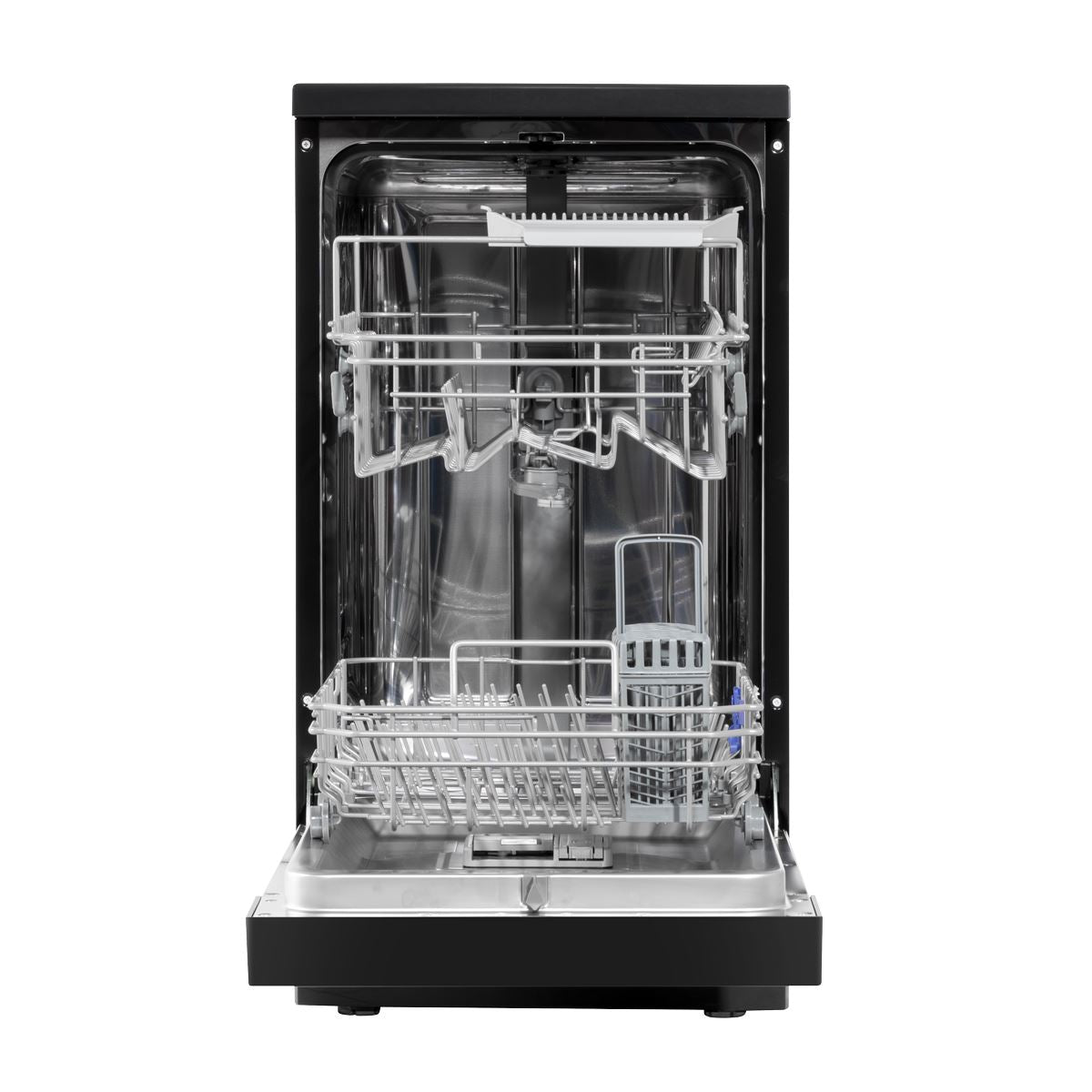 Baridi Slimline Freestanding Dishwasher 45cm Wide 10 Place Settings, Black DH267