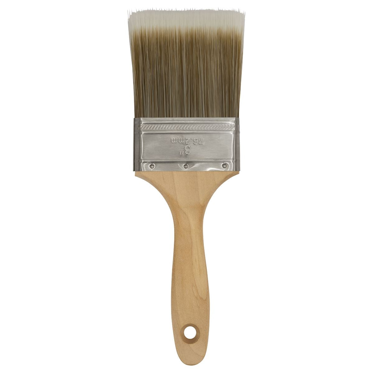 Sealey Wooden Handle Paint Brush 76mm SPBS76W