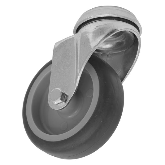 Sealey Medium-Duty Thermo Castor Wheel Bolt Hole Swivel 75mm SCW275SBEM