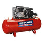 Sealey Air Compressor 150L Belt Drive 3hp with Cast Cylinders SAC1153B