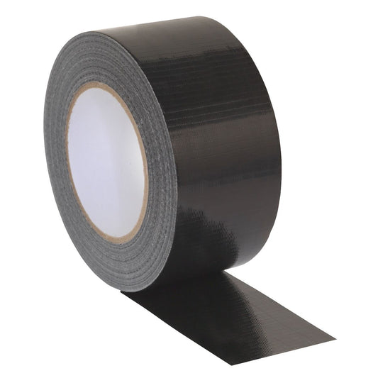 Sealey Black Duct Tape 75mm x 50m DTB75