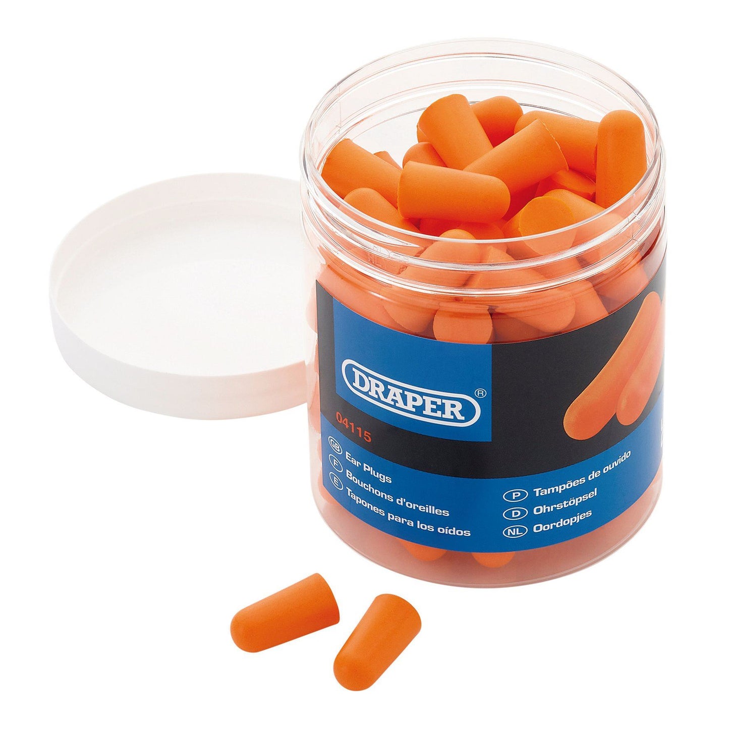 Draper Ear Plugs - Dispenser Of 50Pr EP50/B - 04115