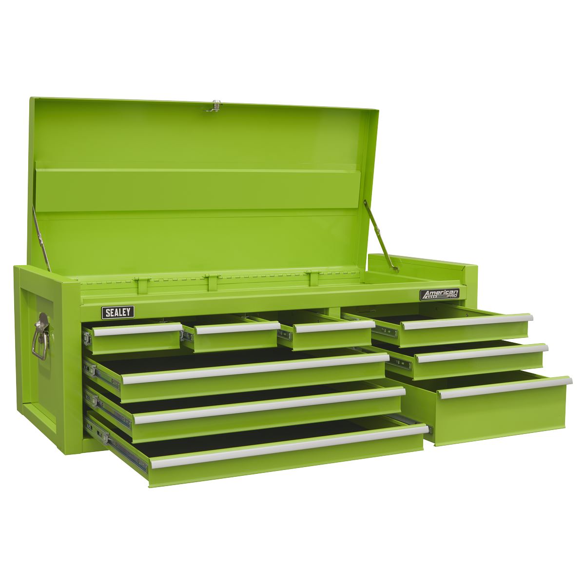 Sealey Topchest 9 Drawer with Ball Bearing Slides - Green AP4109HV