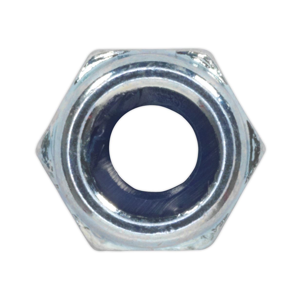 Sealey Nylon Locknut M5 Zinc Pack of 100 NLN5