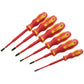 Draper Ergo Plus Slimline VDE Approved Fully Insulated Screwdrivers (6 Piece) - 02167