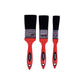 Amtech 3 Piece No Bristle Loss Paint Brush Set Soft Handle - G4385