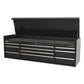 Sealey Topchest 10 Drawer 1830mm Heavy-Duty Black PTB181510