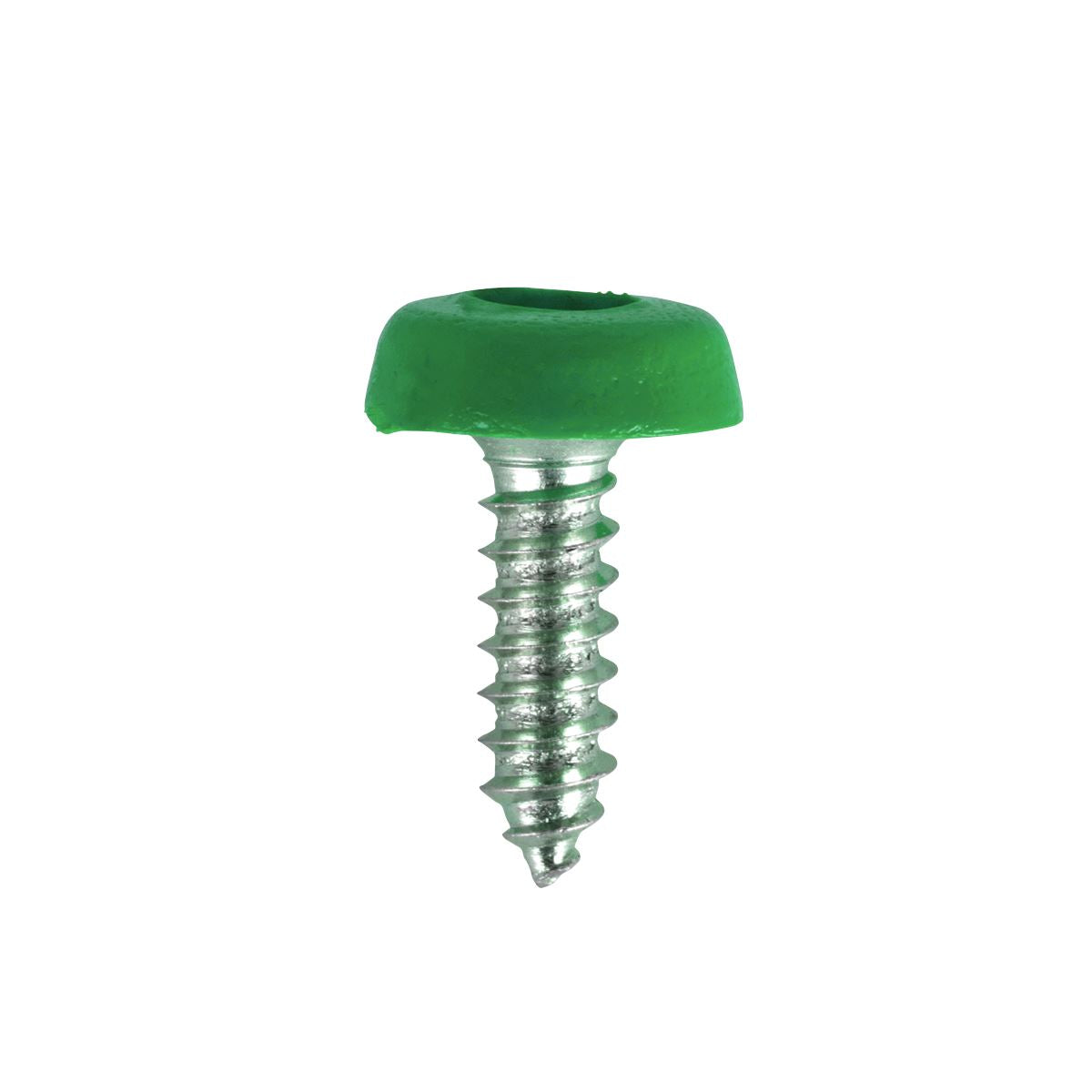 Sealey Green Numberplate Screws 4.8 x 18mm - Pack of 50 PTNPG