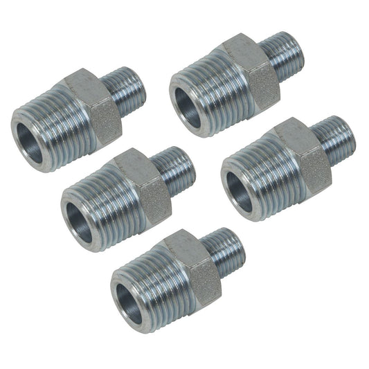 PCL Reducing Union 1/2"BSPT to 1/4"BSPT - Pack of 5 AC101