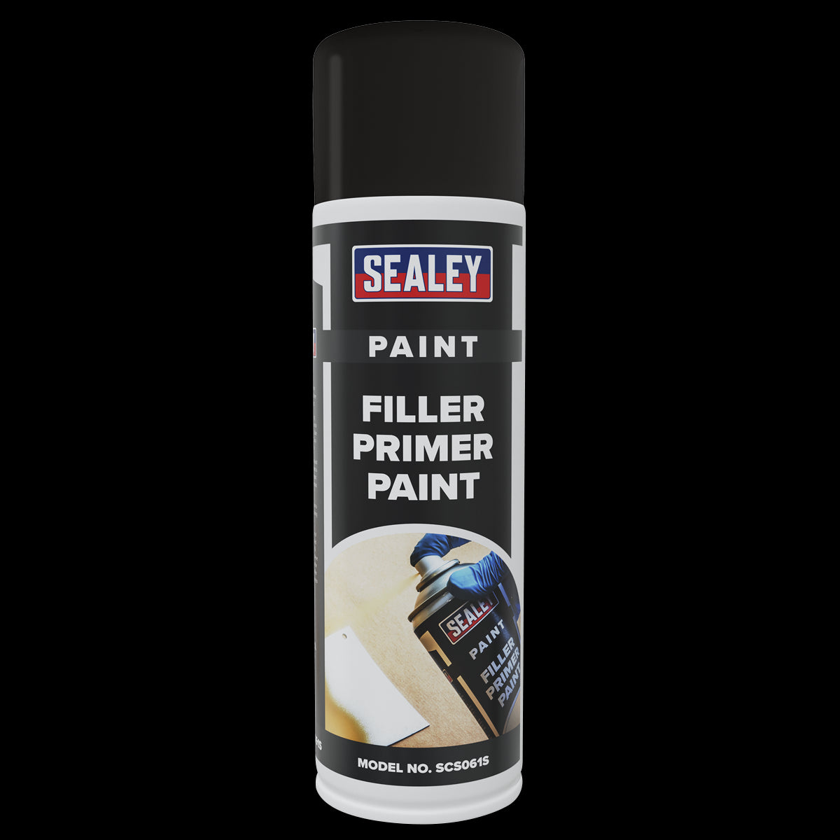 Sealey Filler Primer Paint 500ml - Pack of 6 SCS061