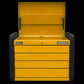 Sealey Superline Pro 4-Drawer Push-to-Open Topchest with Ball-Bearing Slides - Orange APPD4O