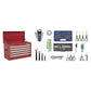 Sealey Topchest 5 Drawer - Red & 140pc Tool Kit AP33059COMBO