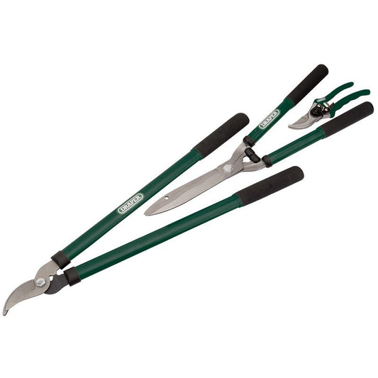 Draper 3 piece Lopper, Shears and Secateur Set 28210