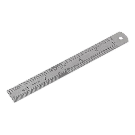 Sealey Steel Rule 150mm/6" AK9640