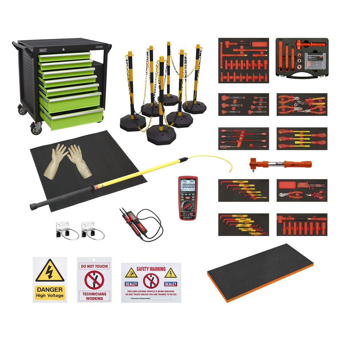 Sealey 23pc EV/Hybrid Master Tool Kit HVCOM2