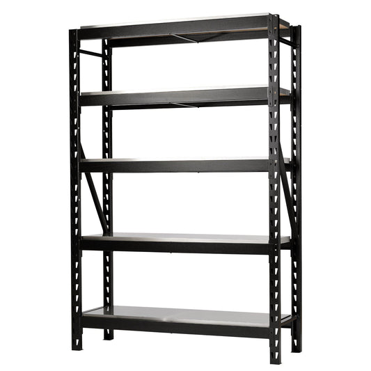 Draper BUNKER 22 Piece Modular 5 Tier Racking & Stainless Steel Shelving, 1500mm