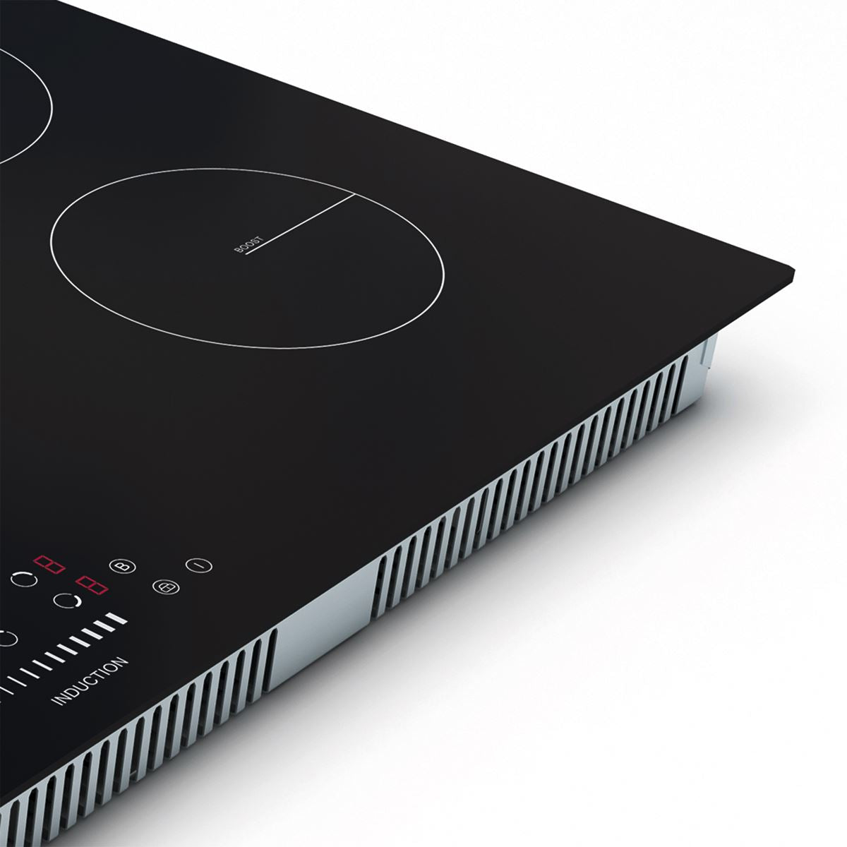 Sealey Baridi 90cm Built-In Induction Hob with 5 Cooking Zones, 9300W, Boost Function, 9 Power Levels, Slider Touch Control, Hardwired DH180