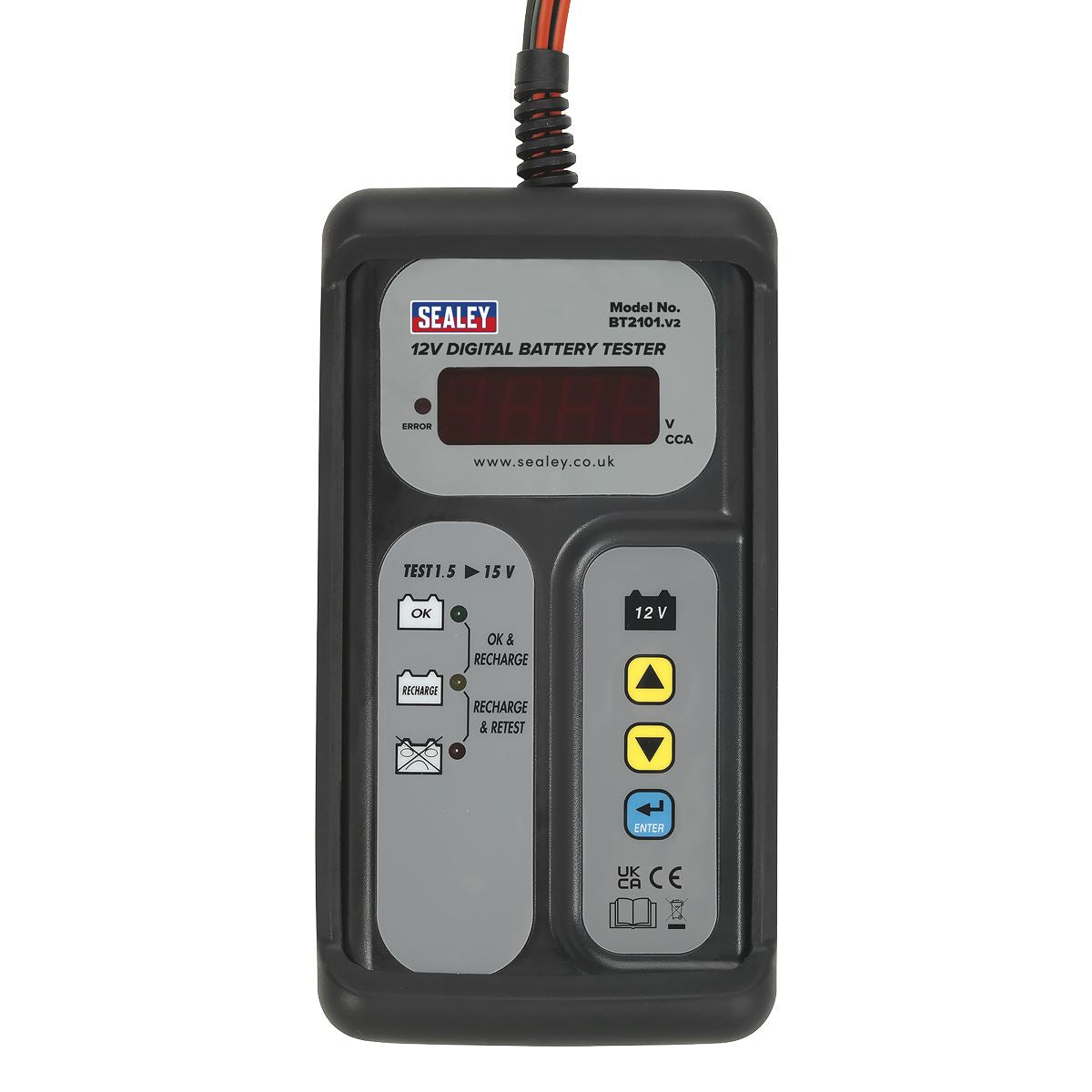 Sealey Digital Battery Tester 12V BT2101