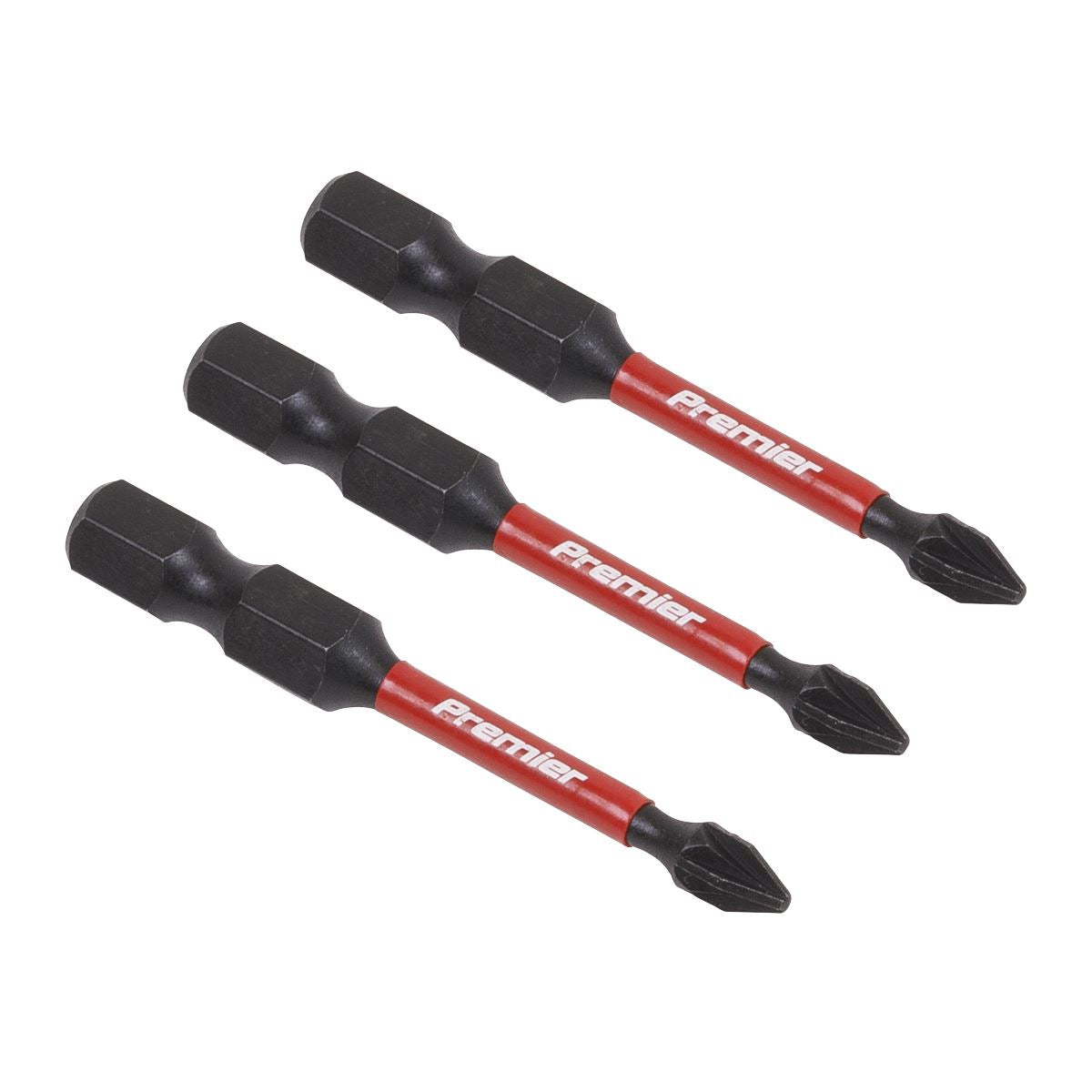 Premier Pozi #1 Impact Power Tool Bits 50mm - 3pc AK8232